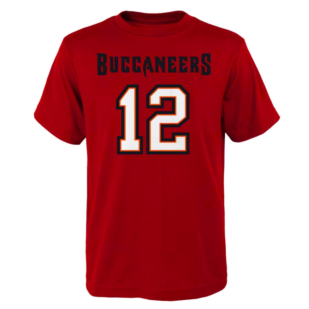NWT [NFL] Tampa Bay Buccaneers Tom Brady Short-Sleeve T-Shirts, Youth Sz L or XL - Picture 3 of 6